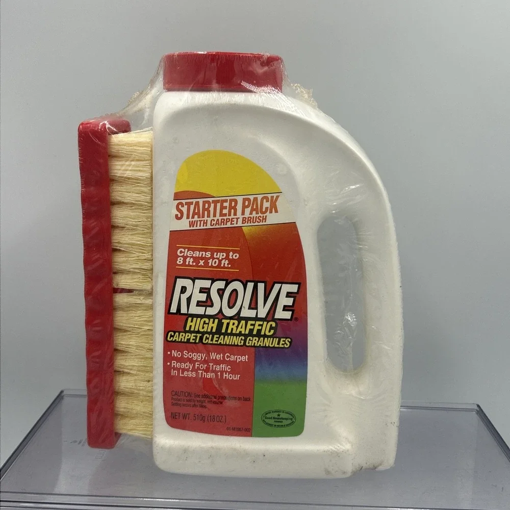 Vintage Resolve Carpet Cleaning Granules & Brush Starter Kit -Discontinued